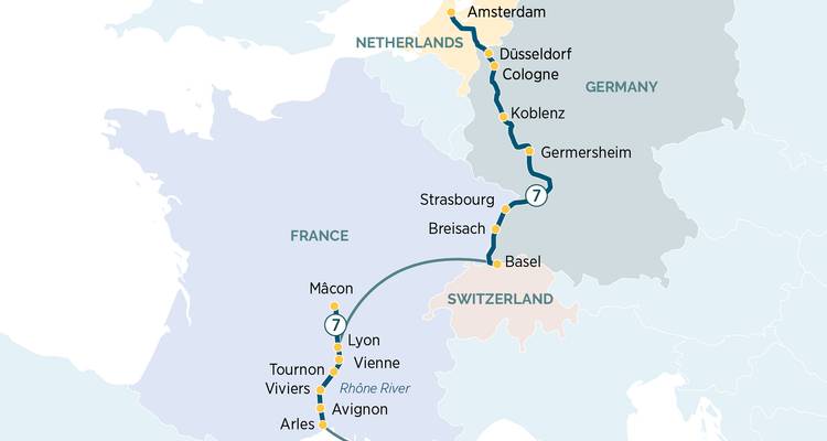 Discover the Rhine & Rhone Rivers 2026 - 15 Days (including Nice) - Emerald Cruises 2