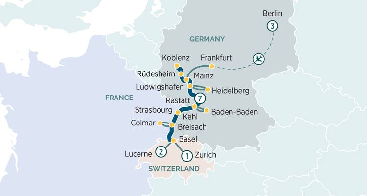 De Berlín a Zúrich y el Majestuoso Rin 2026 - Emerald Cruises 1