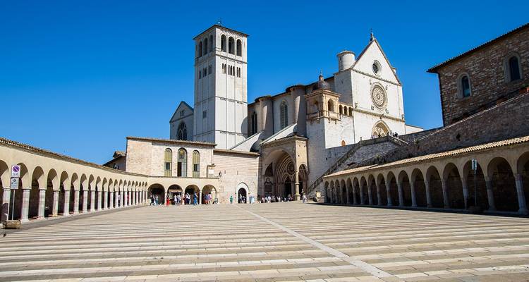 Basilique Saint-François d'Assise en Italie.