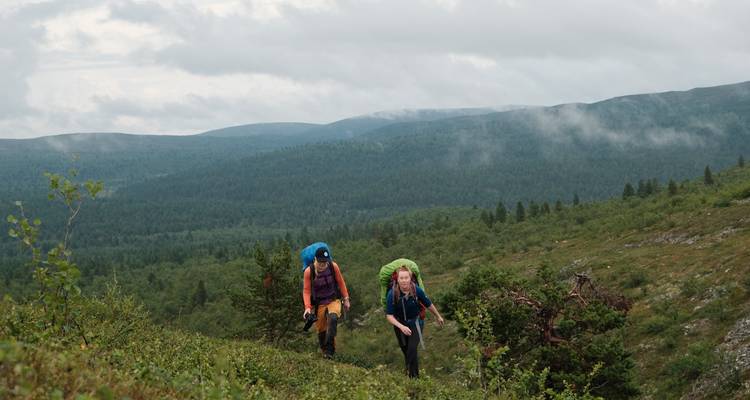 Randonnée de prospection aurifère en Laponie finlandaise - Pihka Outdoors 2