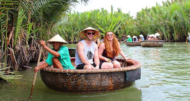 Coconut Basket Boat & Hoi An City Tour With Boat Ride & Release Flower Lantern | From Danang/ Hoi An | Vietnam - Open Asia Travel  8