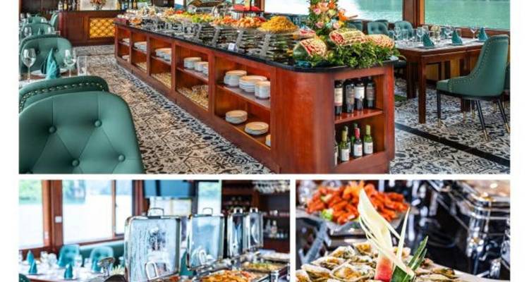 Croisière de luxe dans la baie d'Ha Long | Excursion guidée d'une journée au départ de Hanoi avec kayak, grotte de Sung Sot et île de Titop | Excursion partagée avec déjeuner buffet｜Vietnam - Open Asia Travel  8