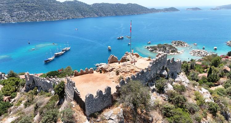 Naviguez en Turquie : Croisière en goélette de Fethiye à Olympos (âge mixte) - Farout Turkey 10