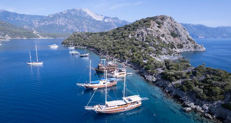 Naviguez en Turquie : Croisière en goélette entre Olympos et Fethiye (âge mixte) - Farout Turkey 2