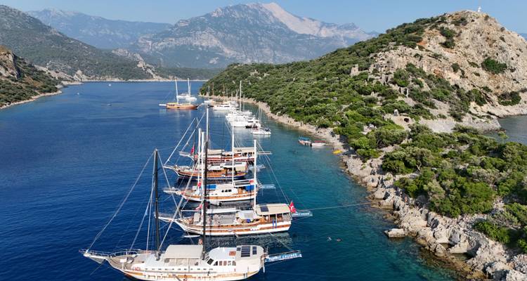 Naviguez en Turquie : Croisière en goélette entre Olympos et Fethiye (âge mixte) - Farout Turkey 5