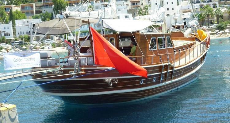 Goleta Ruleta | 4 Cabinas Crucero Azul Privado | Bodrum-Golfo de Gokova - Barbaros Yachting 1