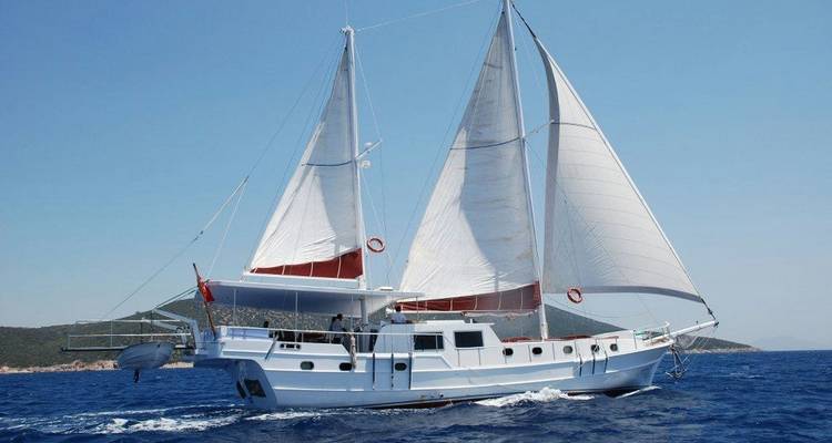 Goleta Ruleta | 4 Cabinas Crucero Azul Privado | Bodrum-Golfo de Gokova - Barbaros Yachting 4