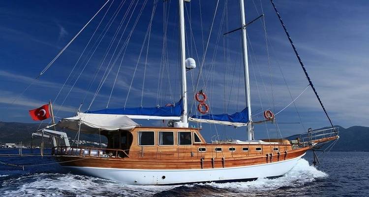 Goleta Ruleta | 4 Cabinas Crucero Azul Privado | Bodrum-Golfo de Gokova - Barbaros Yachting 8