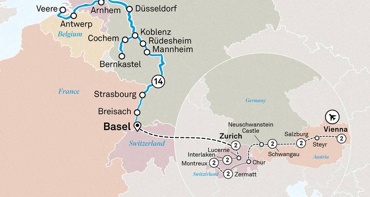 Rhin et Moselle romantiques avec la Suisse et l'Autriche 2026 - 29 jours (from Amsterdam to Vienne) - Scenic Luxury Cruises & Tours 3
