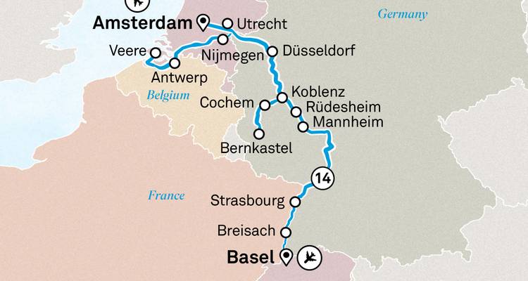 Rhin romantique et Moselle 2026 - 15 jours (from Bâle to Amsterdam) - Scenic Luxury Cruises & Tours 1