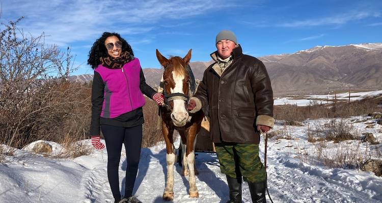 Kyrgyzstan winter tour 9 days and 8 nights - Nomads Yurt 2