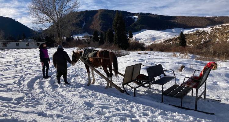 Kyrgyzstan winter tour 9 days and 8 nights - Nomads Yurt 4
