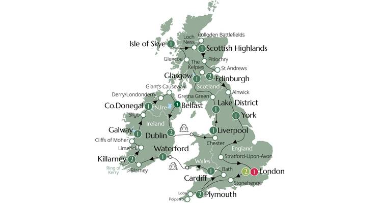 Grandeur de la Grande-Bretagne et de l'Irlande - Brendan Vacations 3
