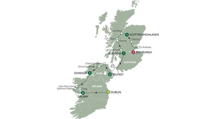 Points forts de l'Irlande et de l'Écosse - Brendan Vacations 3