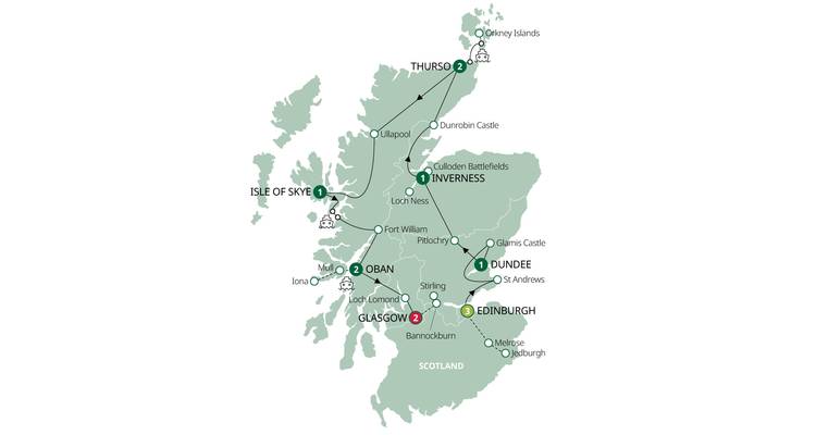 Tierras Altas, Islas y Ciudades de Escocia - Brendan Vacations 1