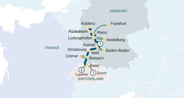 The Majestic Rhine & Lucerne - Zurich 2026 - Emerald Cruises 1