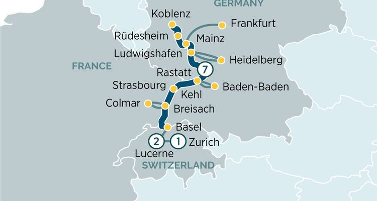 Zurich - Lucerne et le Rhin majestueux 2026 - Emerald Cruises 5