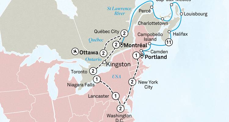 Eastern Canada & USA Explorer with Contrasts of Canada & the St. Lawrence River - Scenic Luxury Cruises & Tours 2