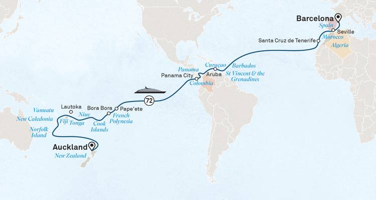 Gran Viaje: Pacífico Sur a Canal de Panamá e Islas Baleares - Scenic Luxury Cruises & Tours 3