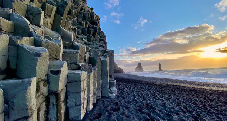 2 Day South Coast Iceland, Black Sand Beach & Glacier Lagoon Small Group Tour with Optional Ice Cave - BusTravel Iceland 4