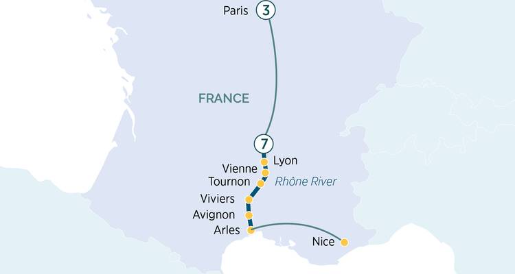 Paris & Springtime Sensations of Lyon and Provence 2026 - 10 Days (from Paris to Marseille) - Emerald Cruises 1