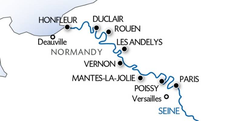 The Seine Valley (port-to-port cruise) - BOTTICELLI - CroisiEurope River Cruises 2