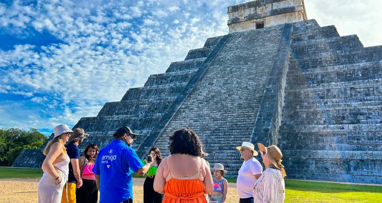Mayan Wonders & Caribbean Paradise: Chichen Itza Early Access & Isla Mujeres Catamaran - Amigo Tours 2