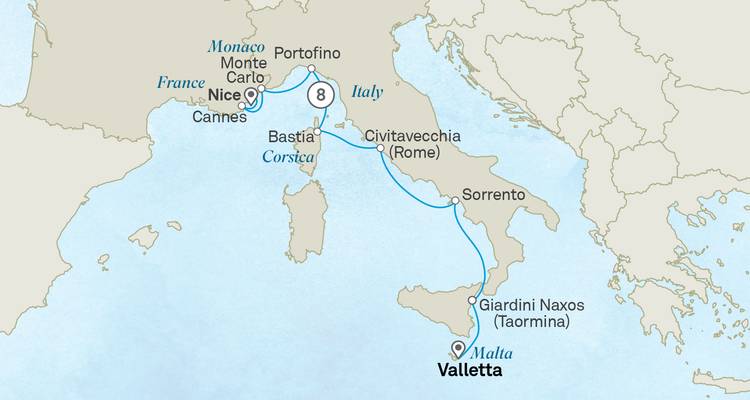 Splendeurs de la Sicile, de l'Italie et de la Côte d'Azur - Scenic Luxury Cruises & Tours 3
