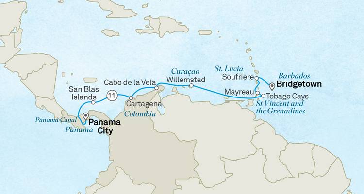 Les îles vierges des Caraïbes et le canal de Panama (from Panama City to Bridgetown) - Scenic Luxury Cruises & Tours 4