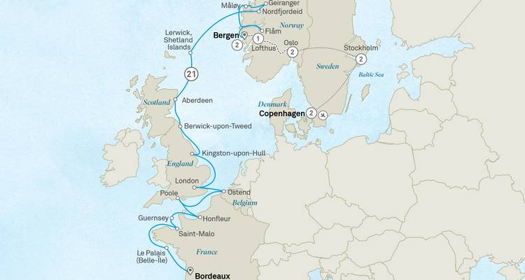 Ultimate Journey : De Bordeaux à la Scandinavie - Croisière et voyage à terre - Scenic Luxury Cruises & Tours 4