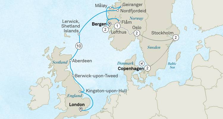 Découverte de la Scandinavie et des fjords norvégiens - Croisière et voyage à terre - Scenic Luxury Cruises & Tours 4
