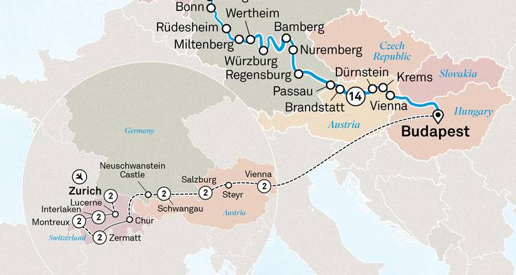 Joyaux de l'Europe avec les merveilles de la Suisse et de l'Autriche 2026 - 29 jours (from Zurich to Amsterdam) - Scenic Luxury Cruises & Tours 4