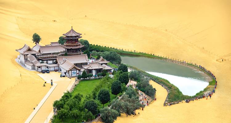 Circuit en petit groupe de Lanzhou à Dunhuang 8J : Au cœur du désert de Badain Jarhan - Top China Travel 9