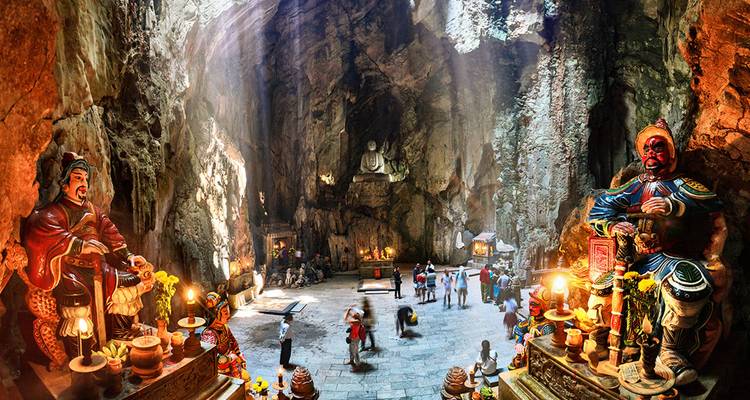 Vietnam Middle Adventure 5 jours 4 nuits Exploring Da Nang- Marble Mountain- Linh Ung Pagoda, Hell Cave- My Son Sanctuary - Go Asia Travel 2