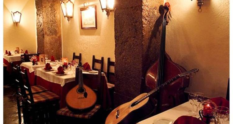 Interior of a restaurant with traditional decoration
