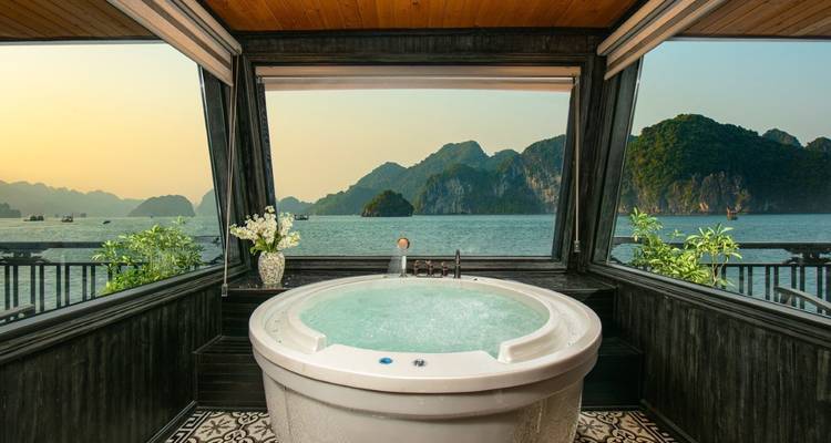 2 Day Halong Lan Ha Bay 5 Star Cruise – Best Price Guarantee - Ha Long Bay Lux Cruises Tours 10