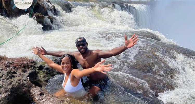 L'expérience passionnante de la piscine du diable et la promenade dans la nature sur l'île de Livingstone en Zambie - Lochinvar Safaris 2