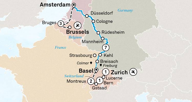 Rhine Christmas Markets with Bruges & Switzerland 2027 - 15 Days (from Brussels to Zurich) - Scenic Luxury Cruises & Tours 1