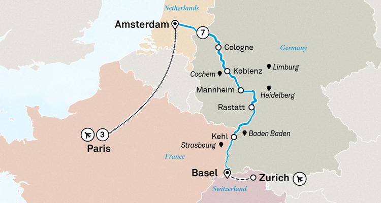 Les hauts lieux du Rhin avec Paris 2027 - 11 jours (from Zurich to Paris) - Scenic Luxury Cruises & Tours 4
