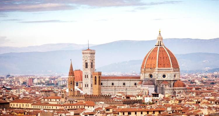 Florence skyline with the Cathedral of Santa Maria del Fiore.
