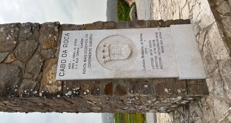 Monument with inscription at Cabo da Roca.