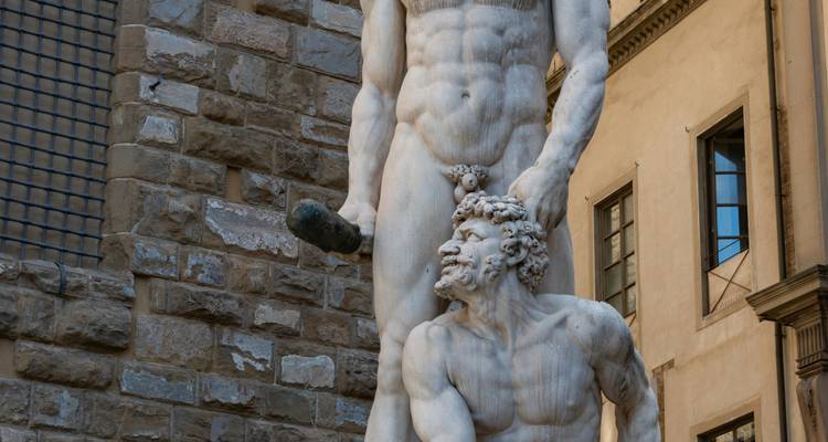 Sculpture of Hercules and Cacus in Florence