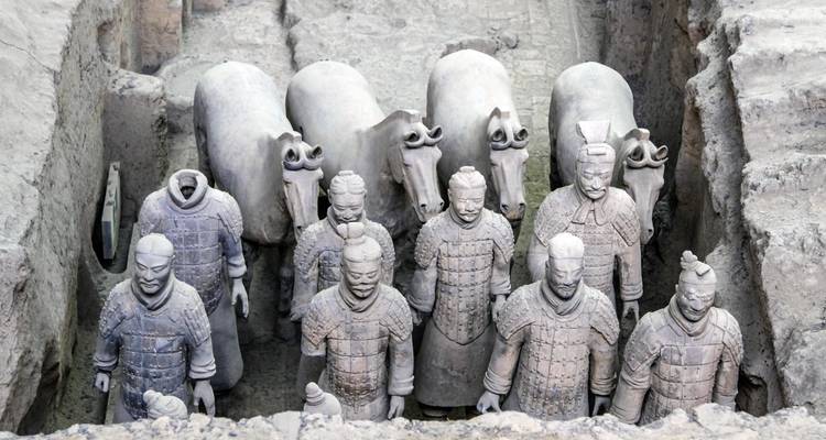 Terrakotta-Armee von Xi'an, eine UNESCO-Welterbestätte.