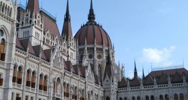 Hungarian Parliament Building in Budapest.