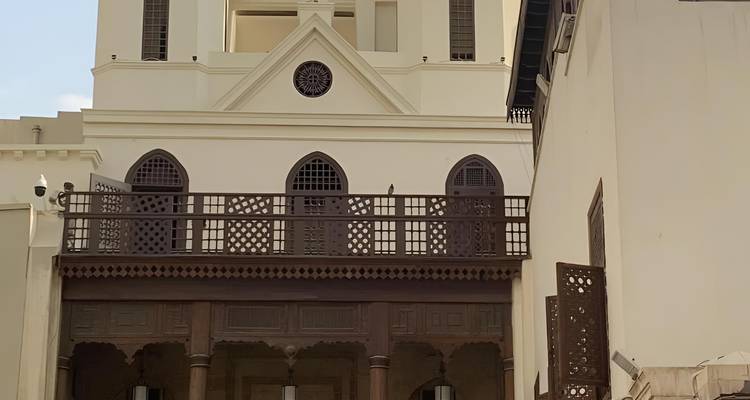 Historic building with ornate woodwork