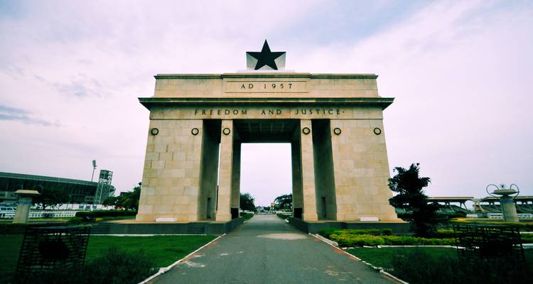 L'Arche de l'Indépendance à Accra, Ghana.
