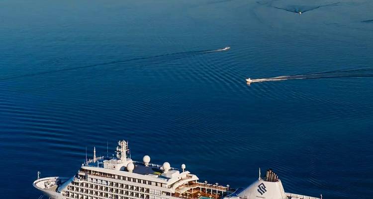 Kreuzfahrtschiffe auf dem Ozean