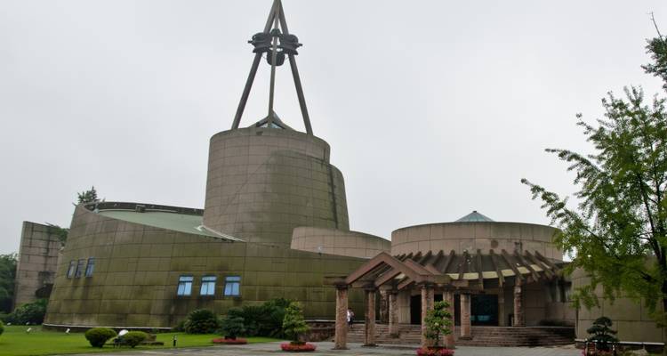 Arquitectura moderna con características de diseño únicas en China.