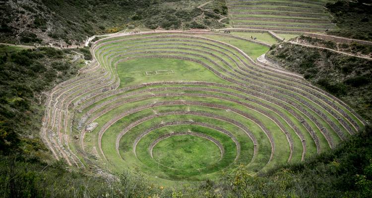 Terrasses circulaires en gradins de Moray.