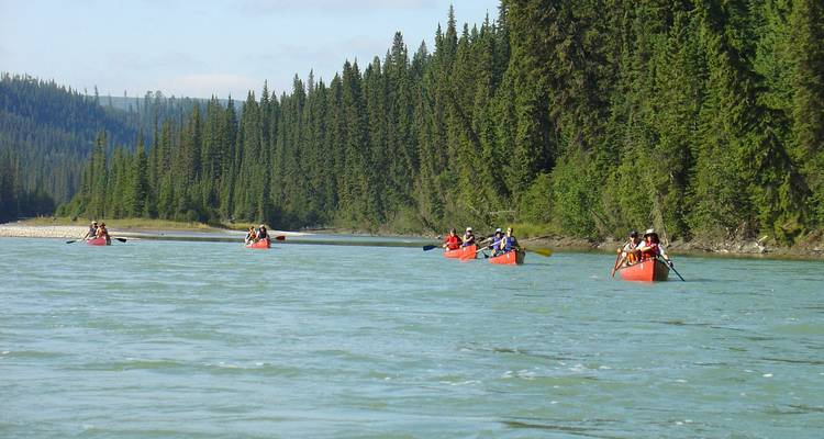 Excursion en canoë sur la rivière Athabasca en Alberta, Canada - Timberwolf Tours Ltd. 6